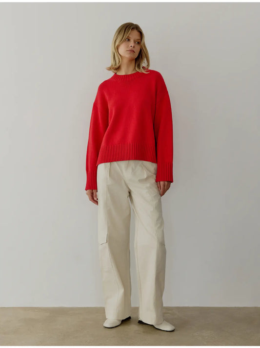 The Desi Red Sweater
