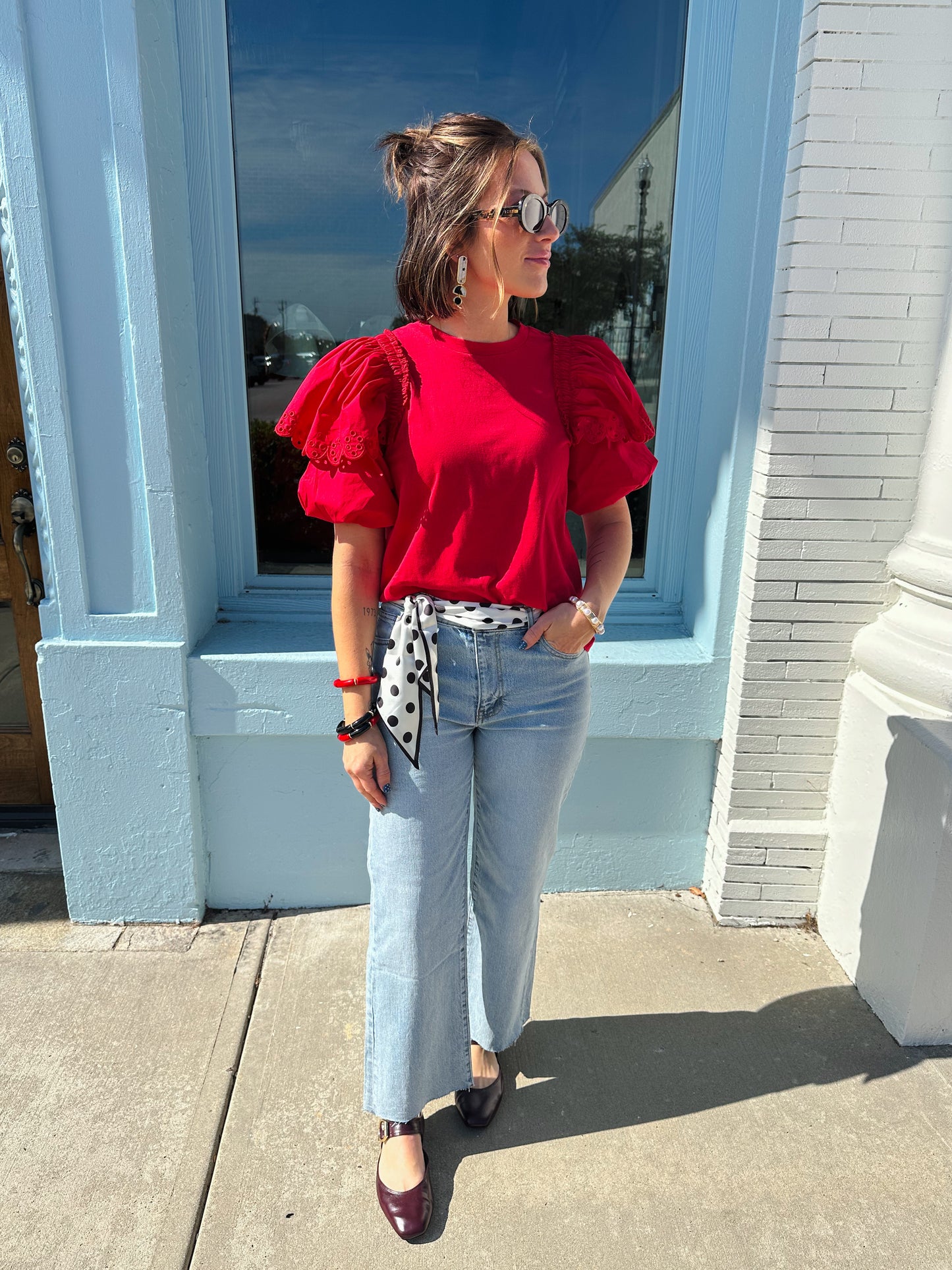 The Boone Top - Red