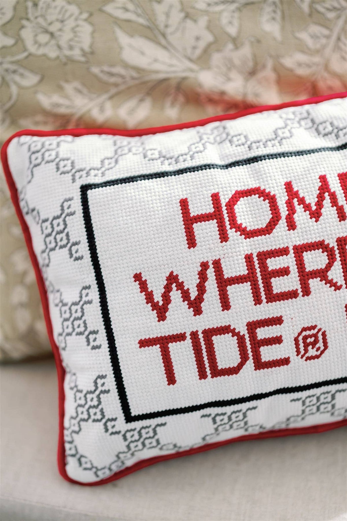 University of Alabama Needlepoint Pillow