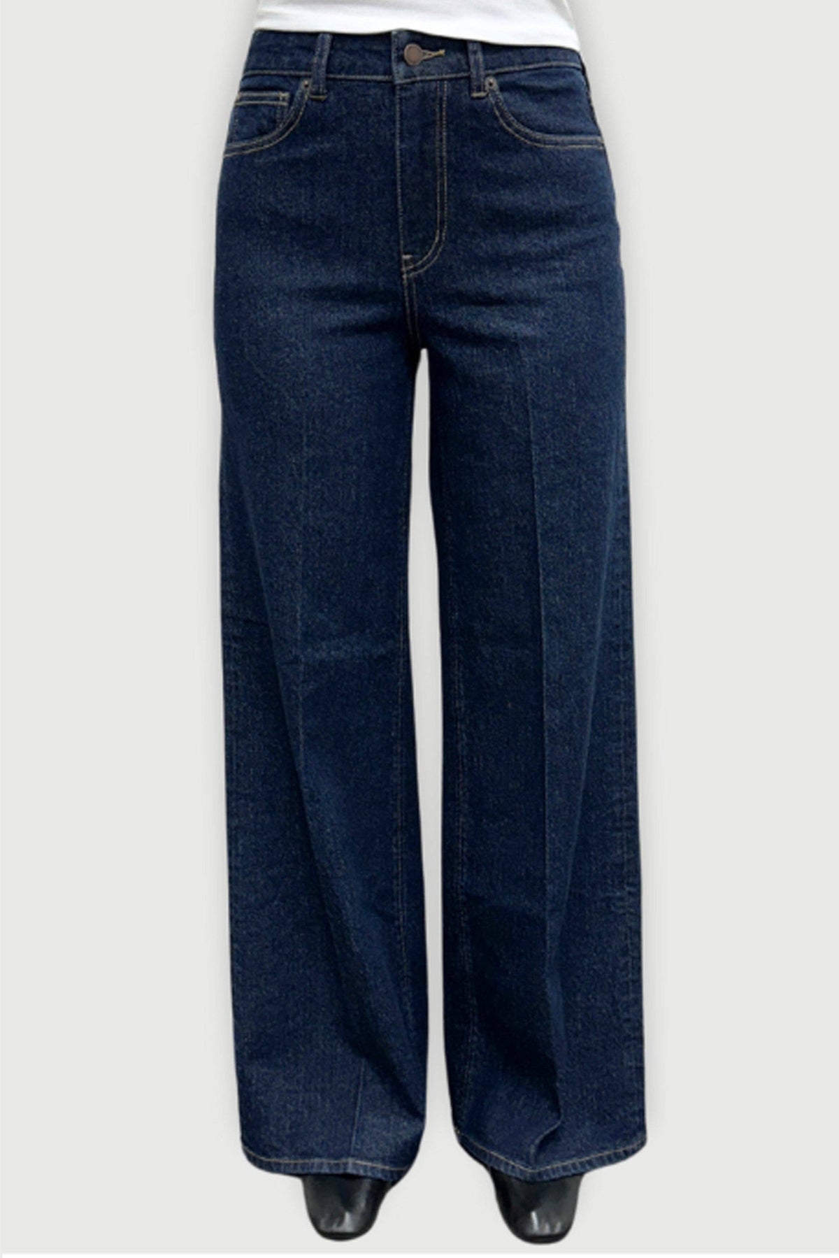 Andrews High Rise Extra Wide Leg - Timbers
