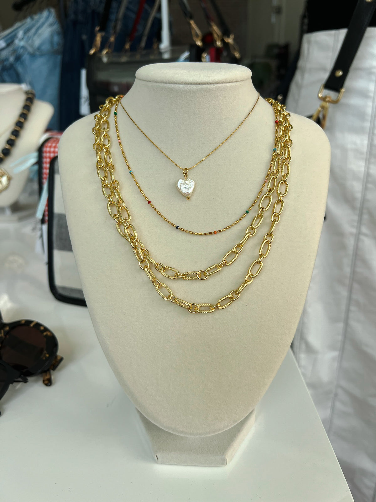 Pearl Heart Necklace