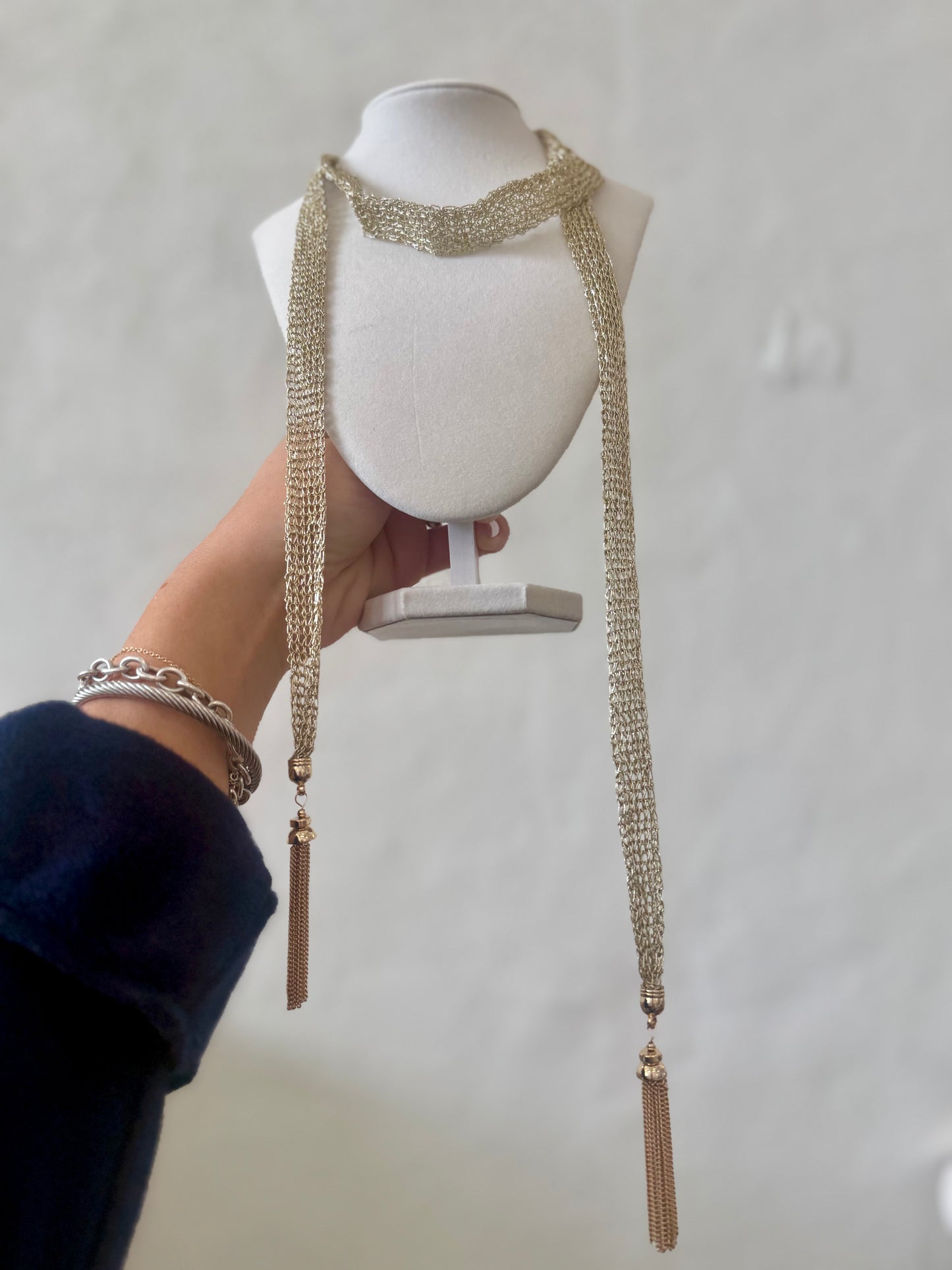 The Long Mesh Necklace
