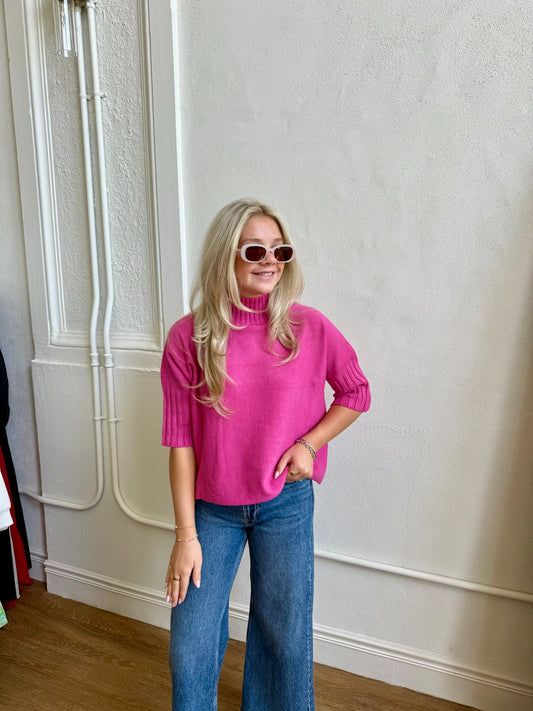 The Maple Sweater - Fuchsia