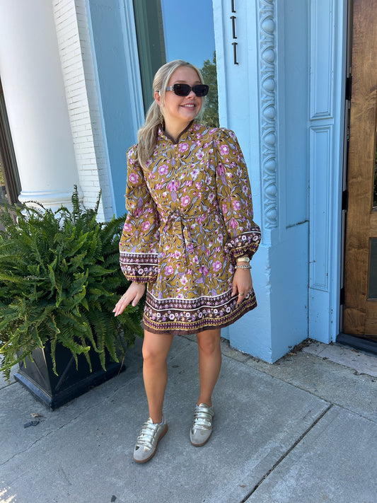 The Arden Dress - Olive