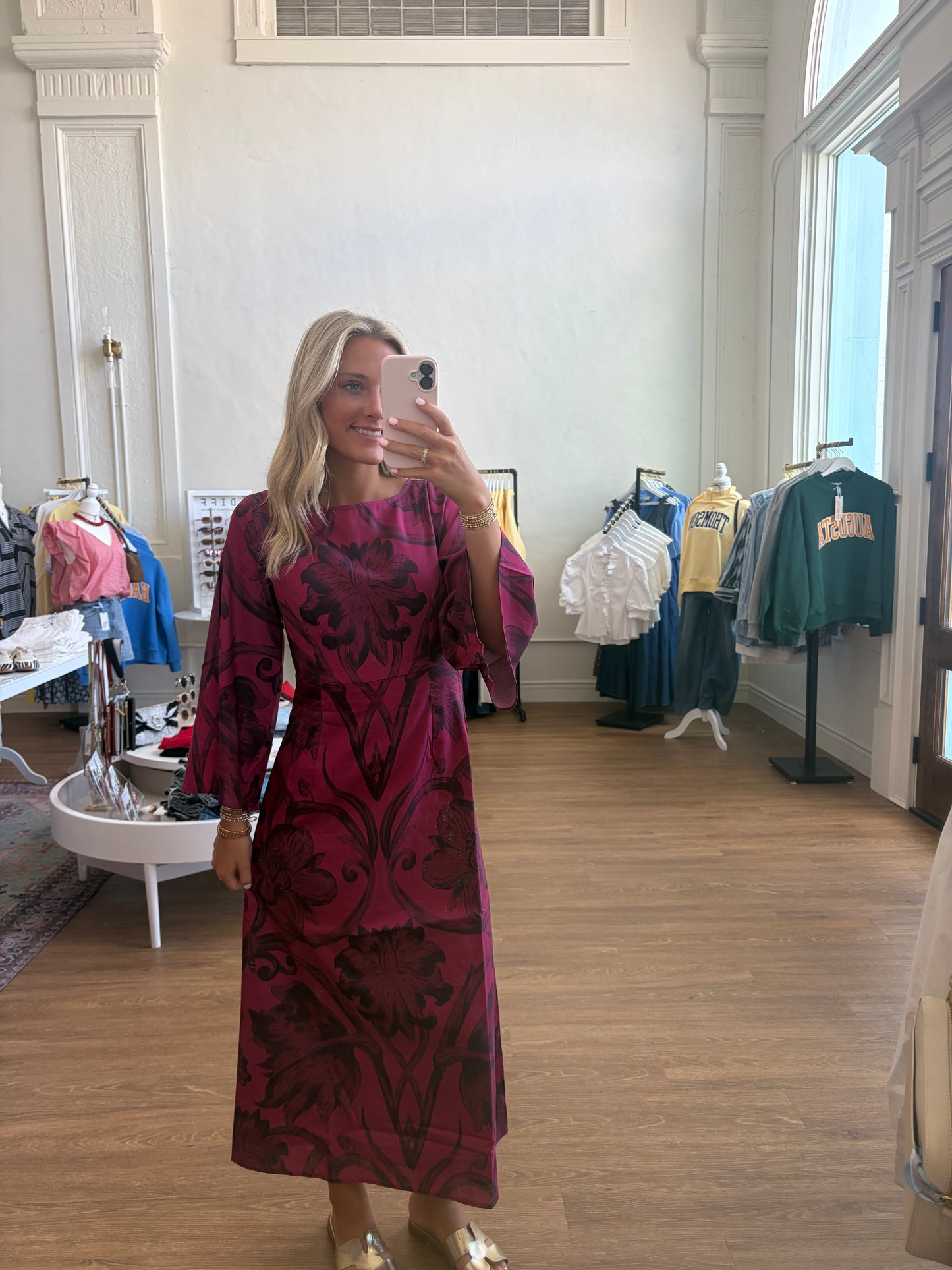 The Camelia Dress - Rosemore Mulberry