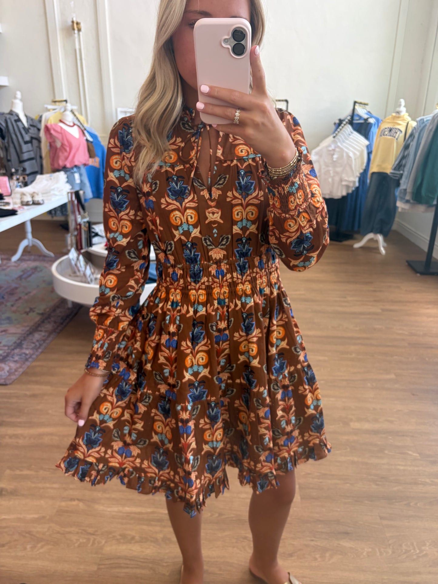 The Alice Dress - Holly Walnut