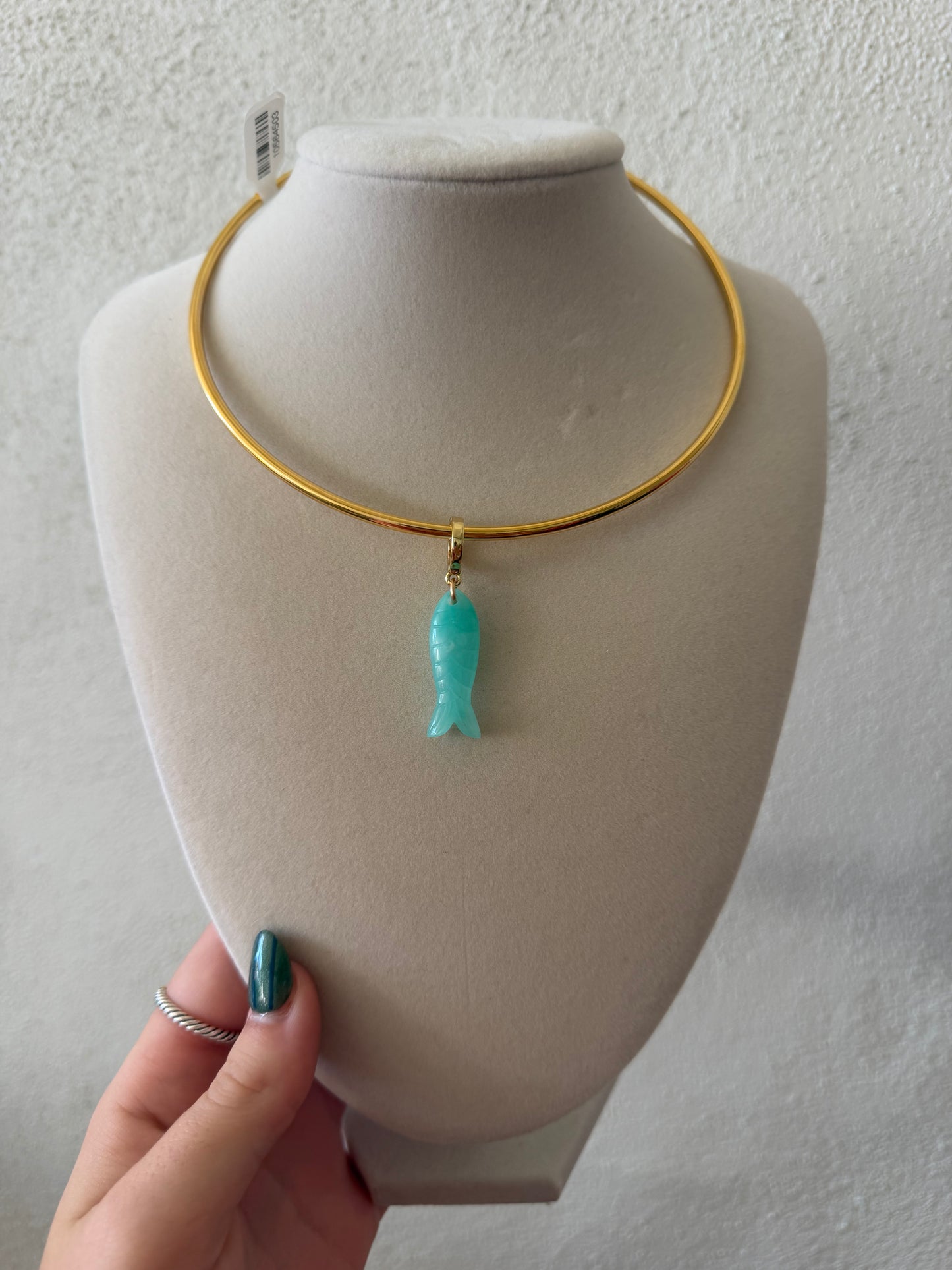 Knotty Bling - Green fish