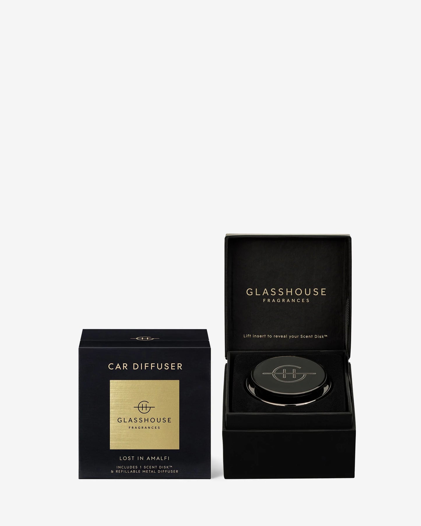 Glasshouse Car Diffuser- Black