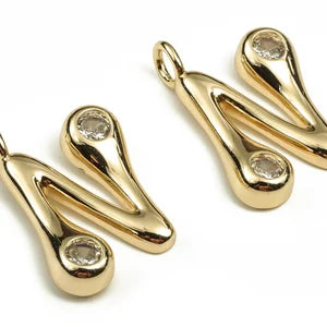 Bubble Letter Charm