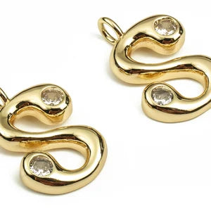 Bubble Letter Charm