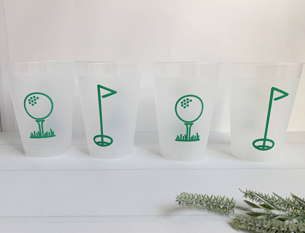 Golf Tee Frosted Party Cups