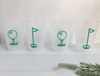 Golf Tee Frosted Party Cups