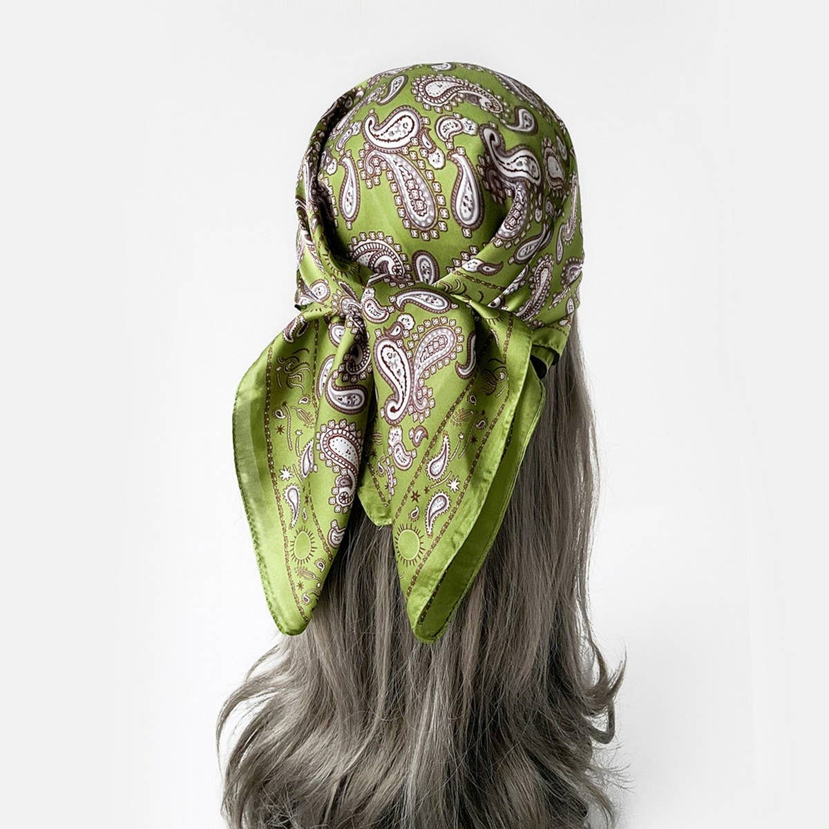Paisley Scarf - Green