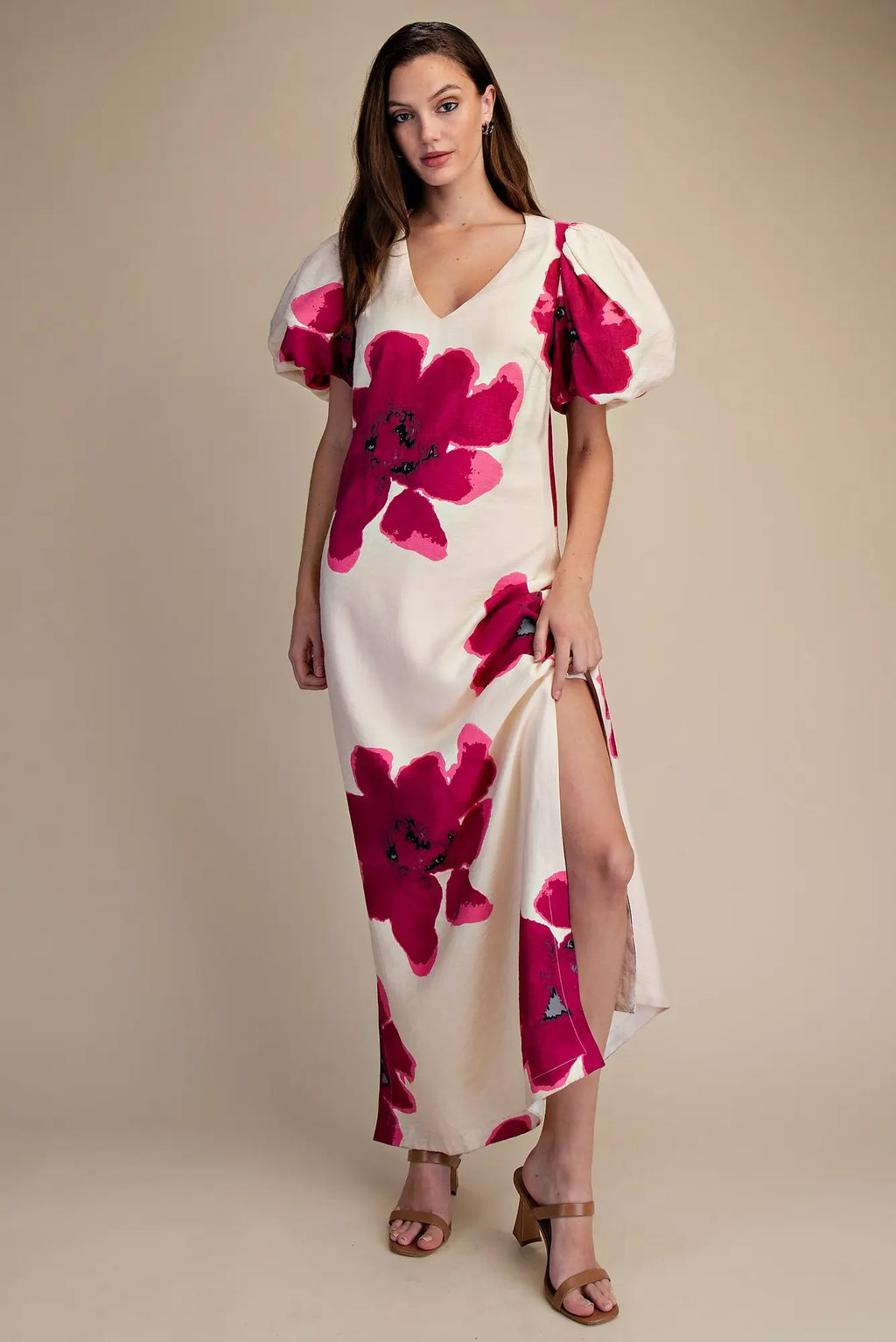 The Alex Puff Sleeve Dress