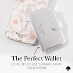 The Kate Spade New York Morgan Wallet MagSafe - Metallic Silver