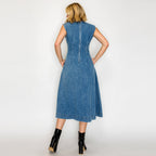 The Margaret Midi Denim Dress