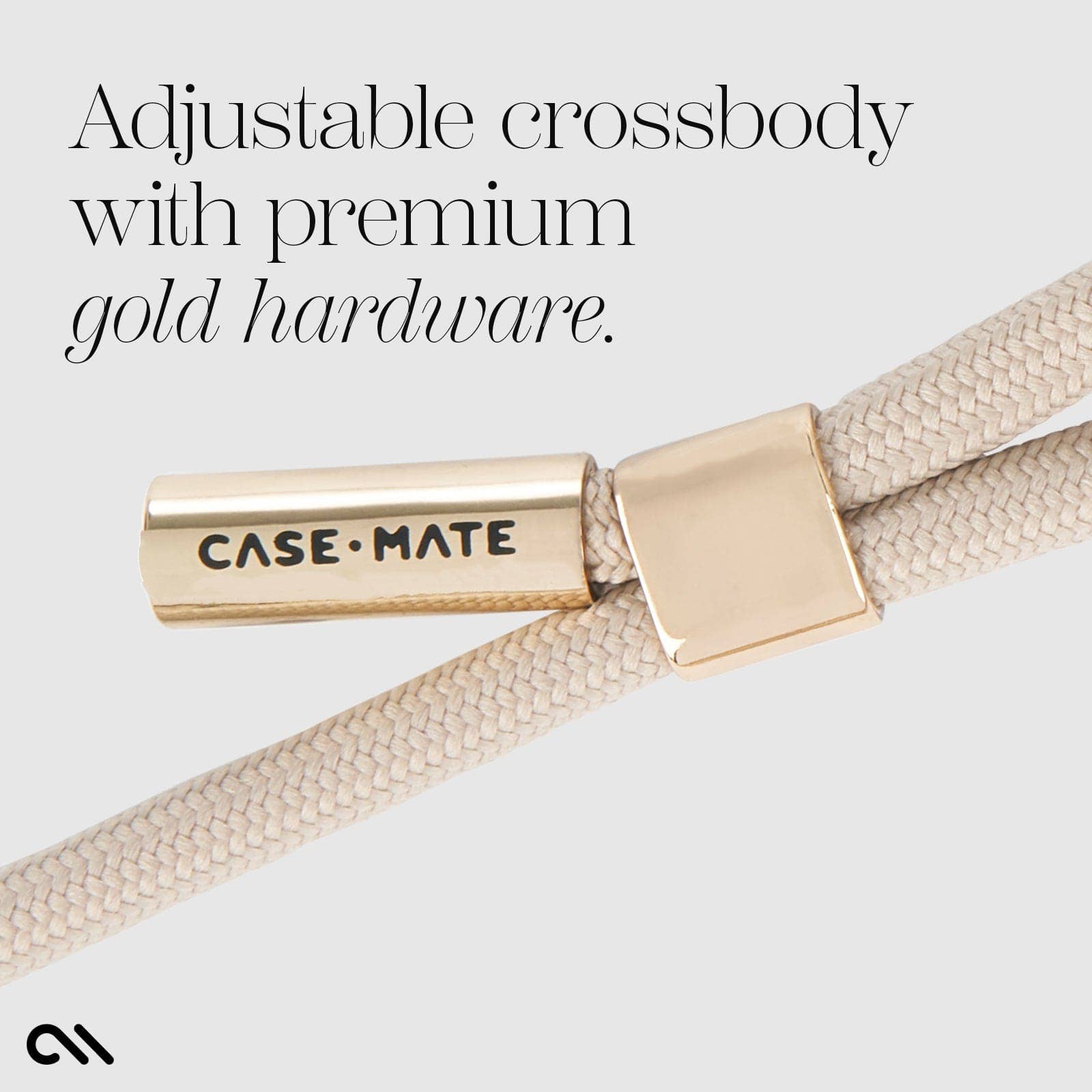 The Beige Rope Phone Crossbody
