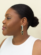 Lanie - Black Dangle Earrings