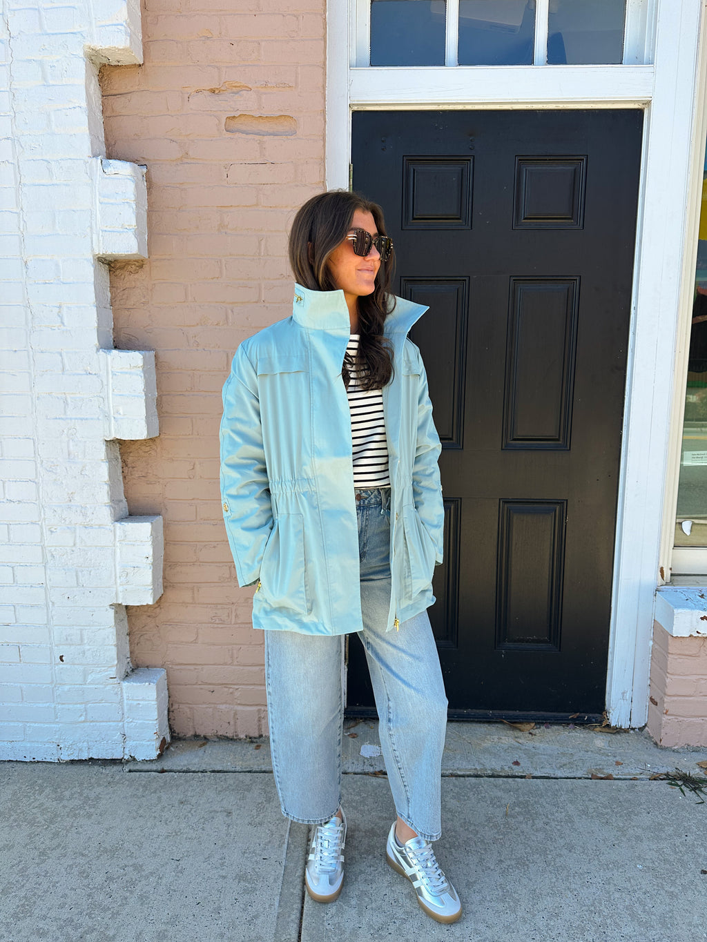 Ciao Milano Tess Rain Jacket - Ether