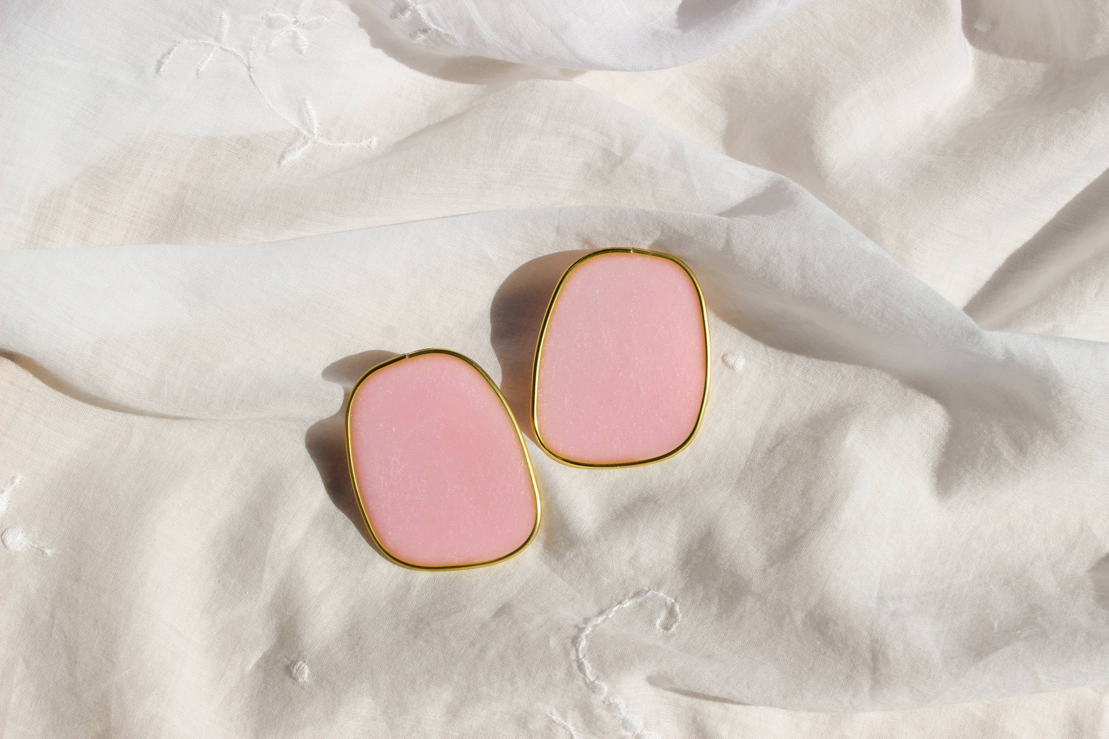 The Celia Earrings- Pink