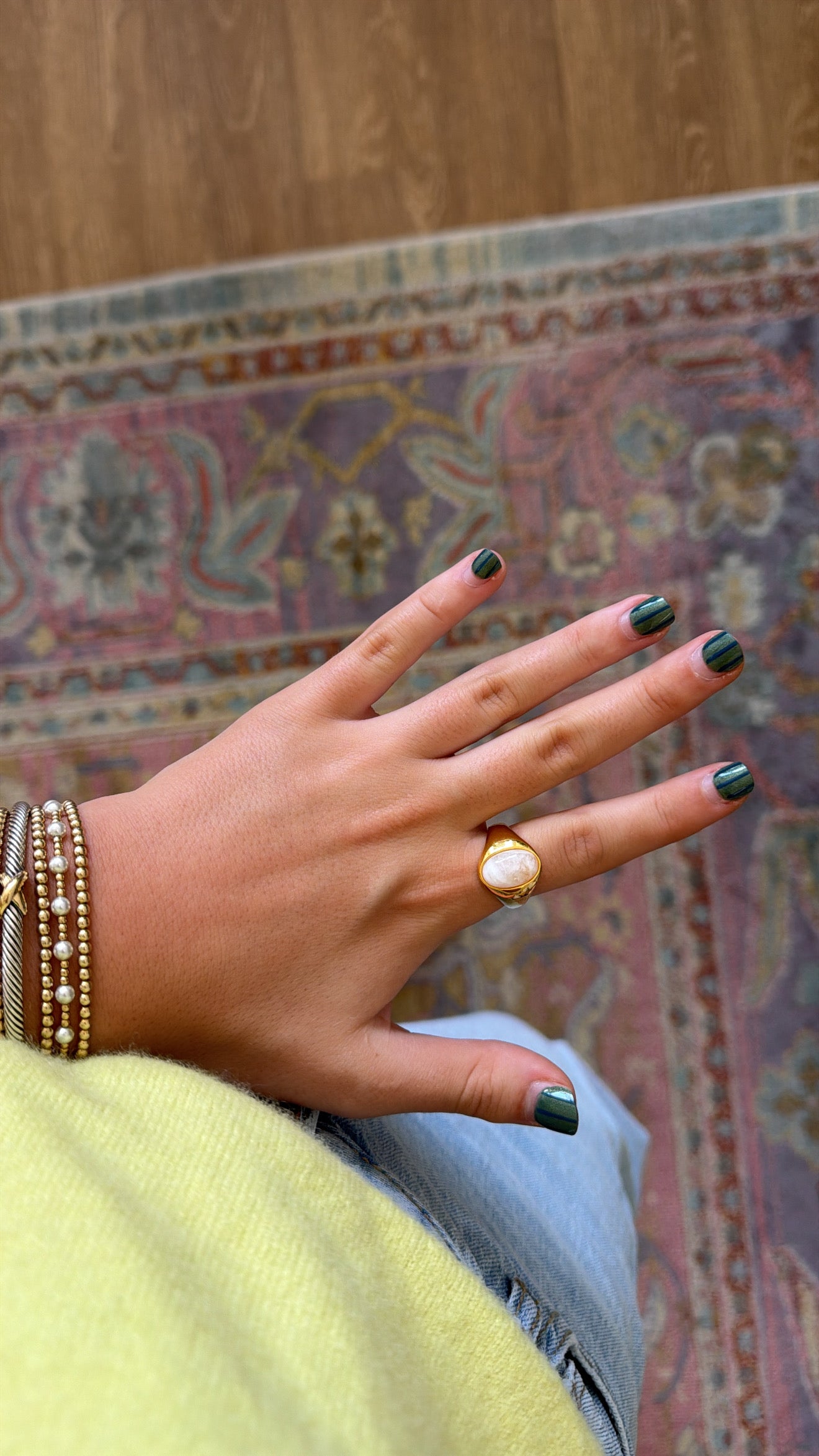 Lucas Jack Oval Moonstone Ring