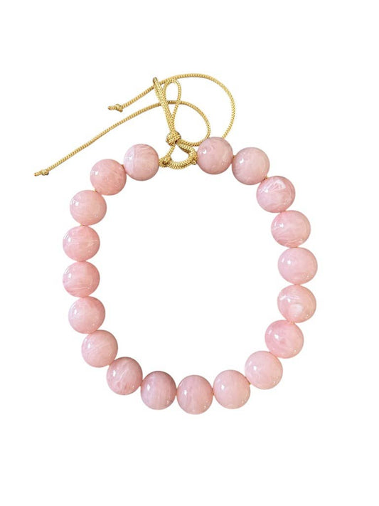 The Jensen Necklace - Light Marble Pink