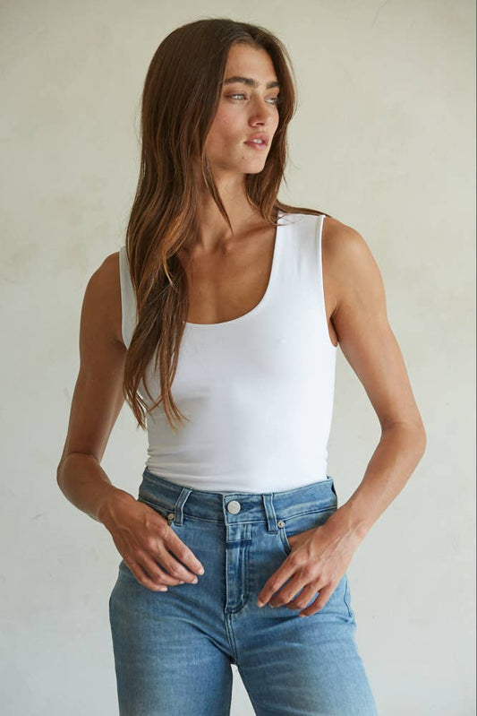 The Jenni Tank - White