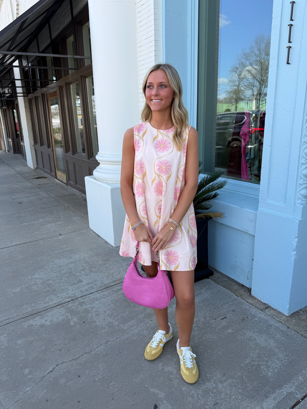 The Hudson Floral Mini Dress
