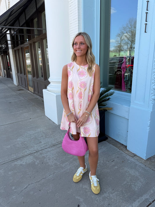 The Hudson Floral Mini Dress