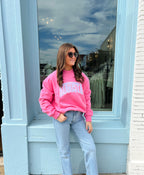 Augusta Mock Neck - Pink/Purple