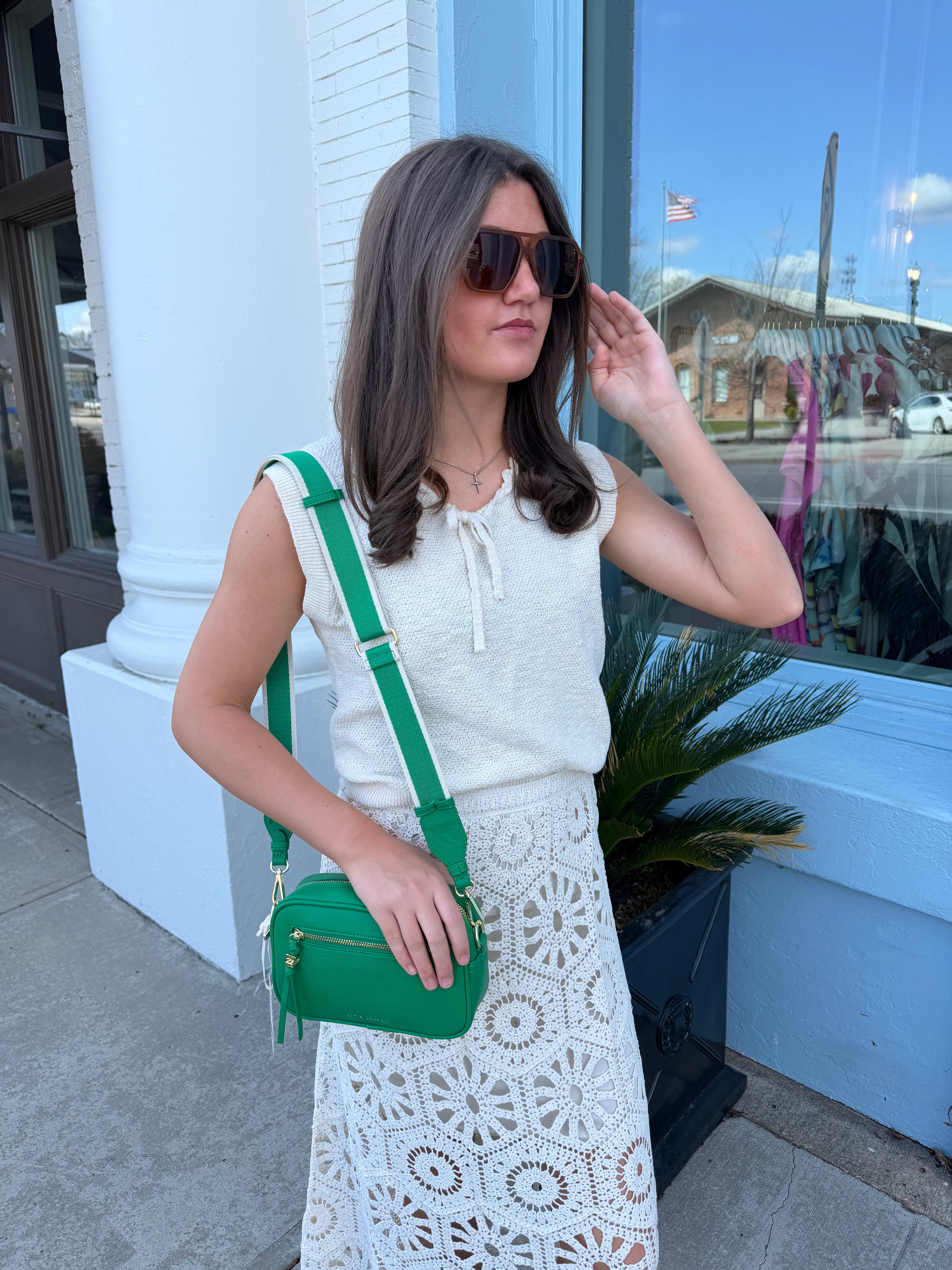 The Ash Crochet Skirt - Tan