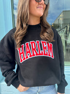 Harlem Mock Neck - Black/Red Polka Dot