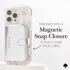 The Kate Spade New York Morgan Wallet MagSafe - Metallic Silver