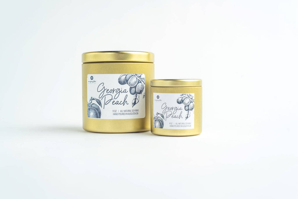 Georgia Peach Candle Tin