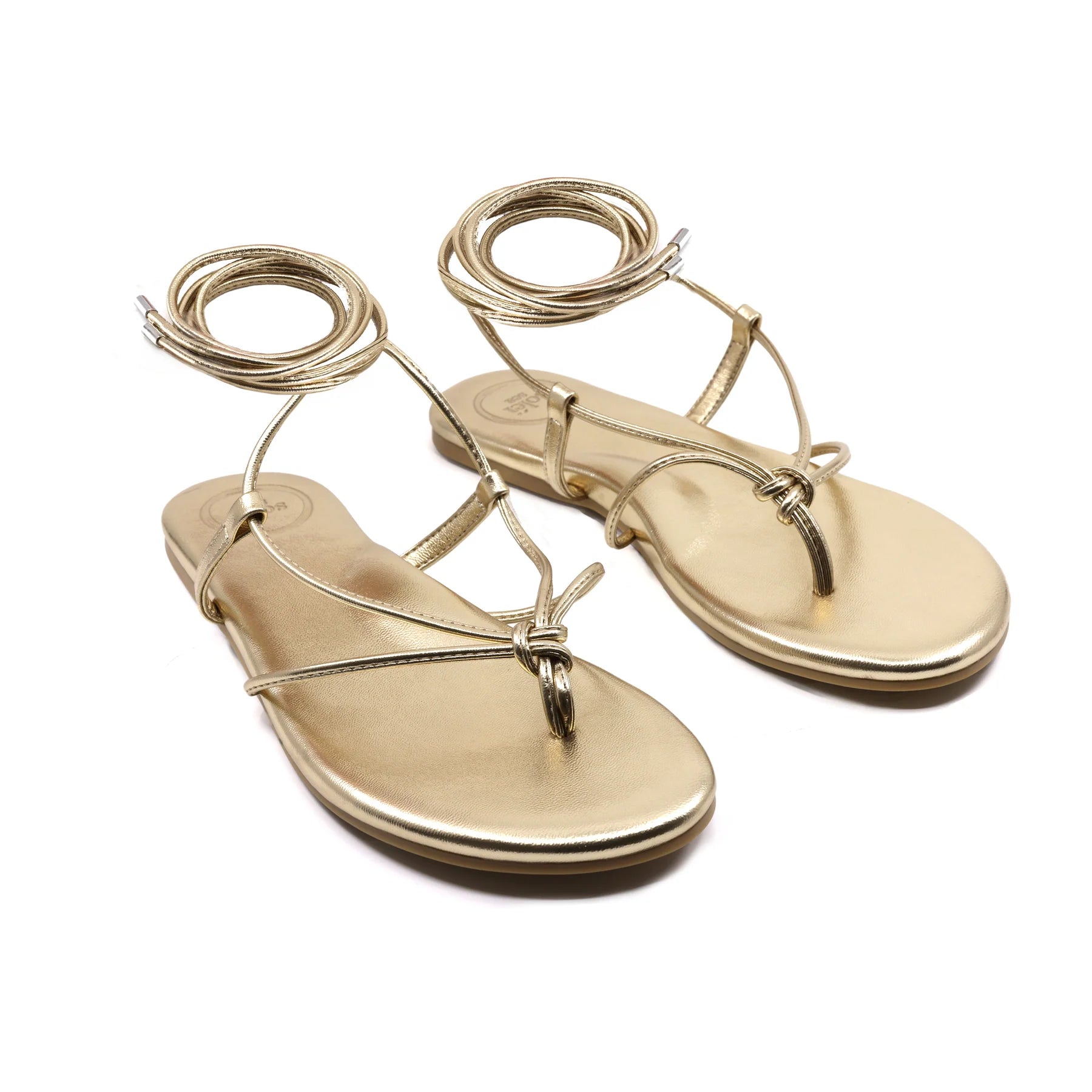 Solei Sea Wrap Sandals - Gold