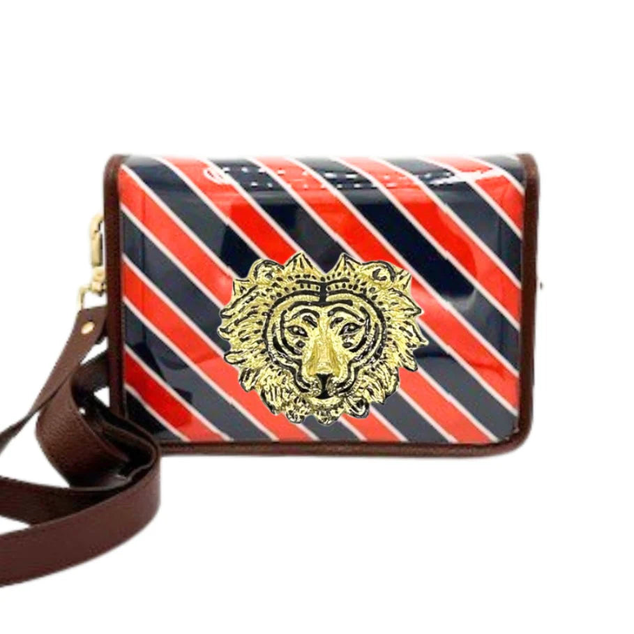 Orange & Navy with Tiger Stadium Bag