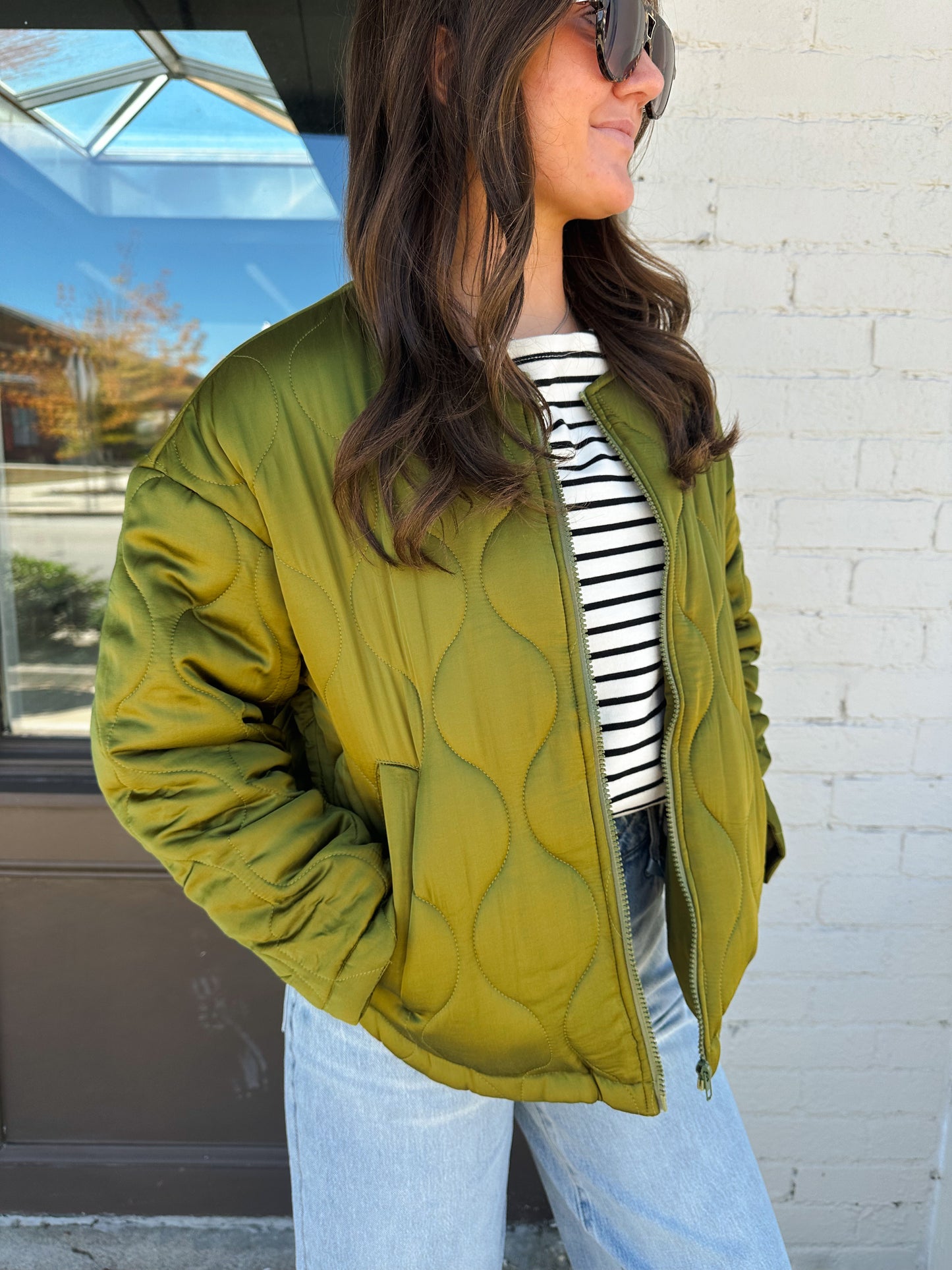 The Katie Jacket - Green