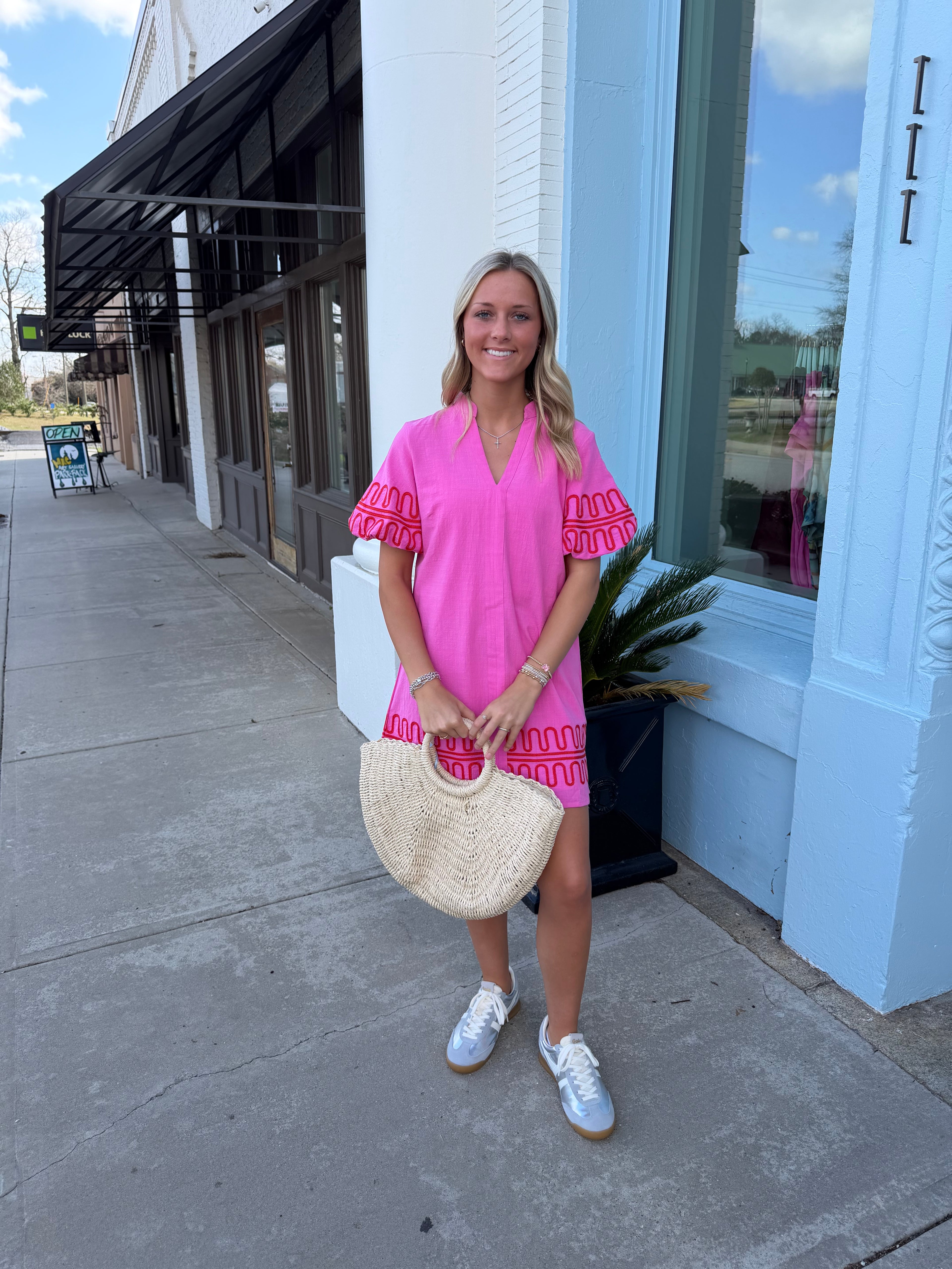 The Regina Dress- Pink