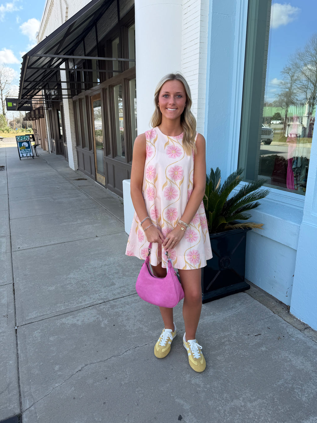 The Hudson Floral Mini Dress