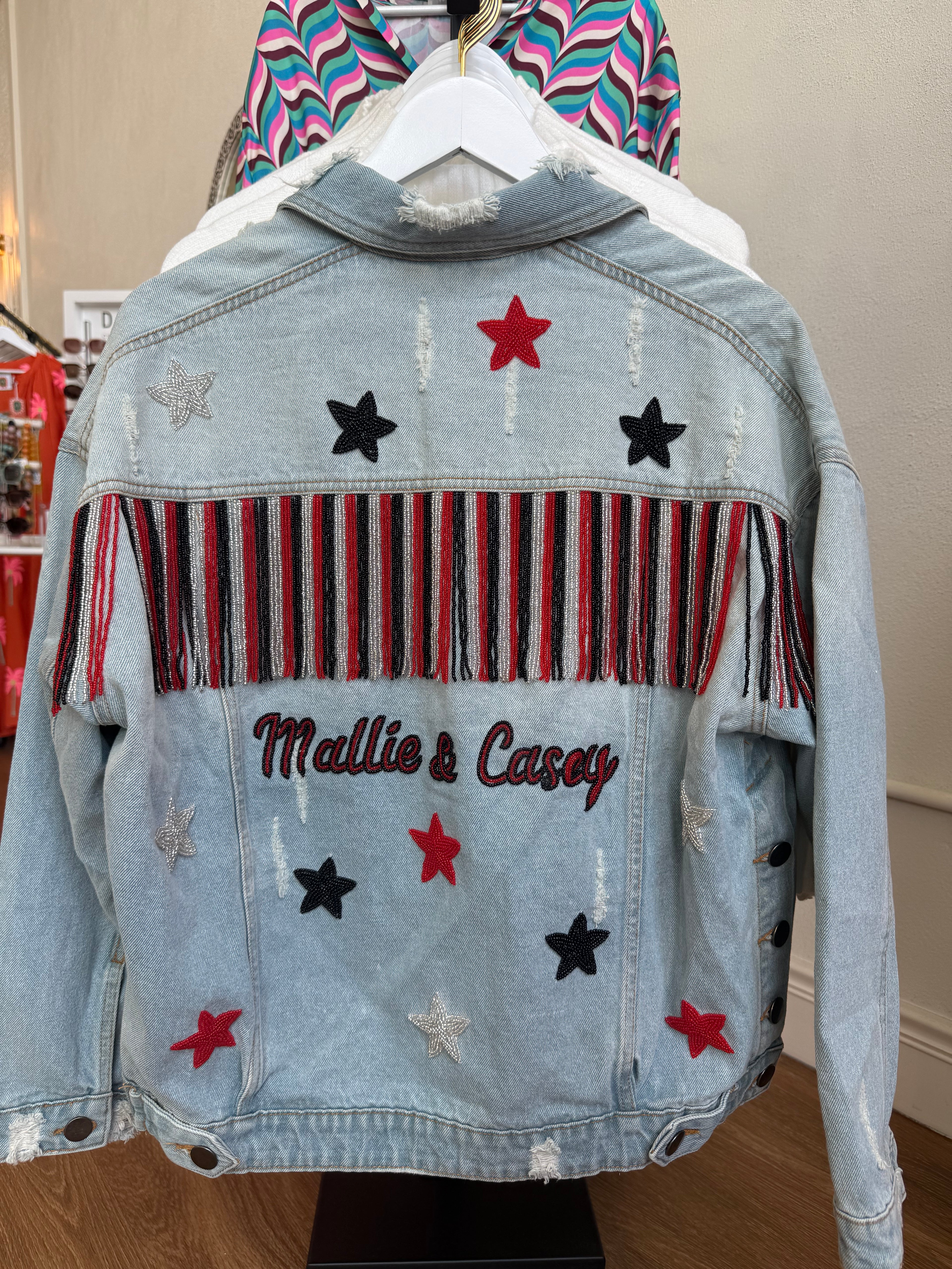 CUSTOM BEADED JACKET PREORDER