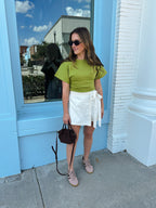 The Parker Tee Mid-Pistachio