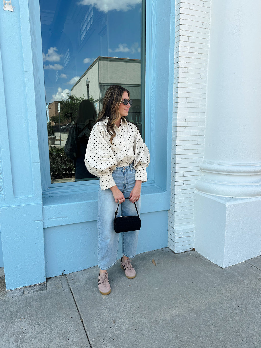 Elle Polka Dot Top