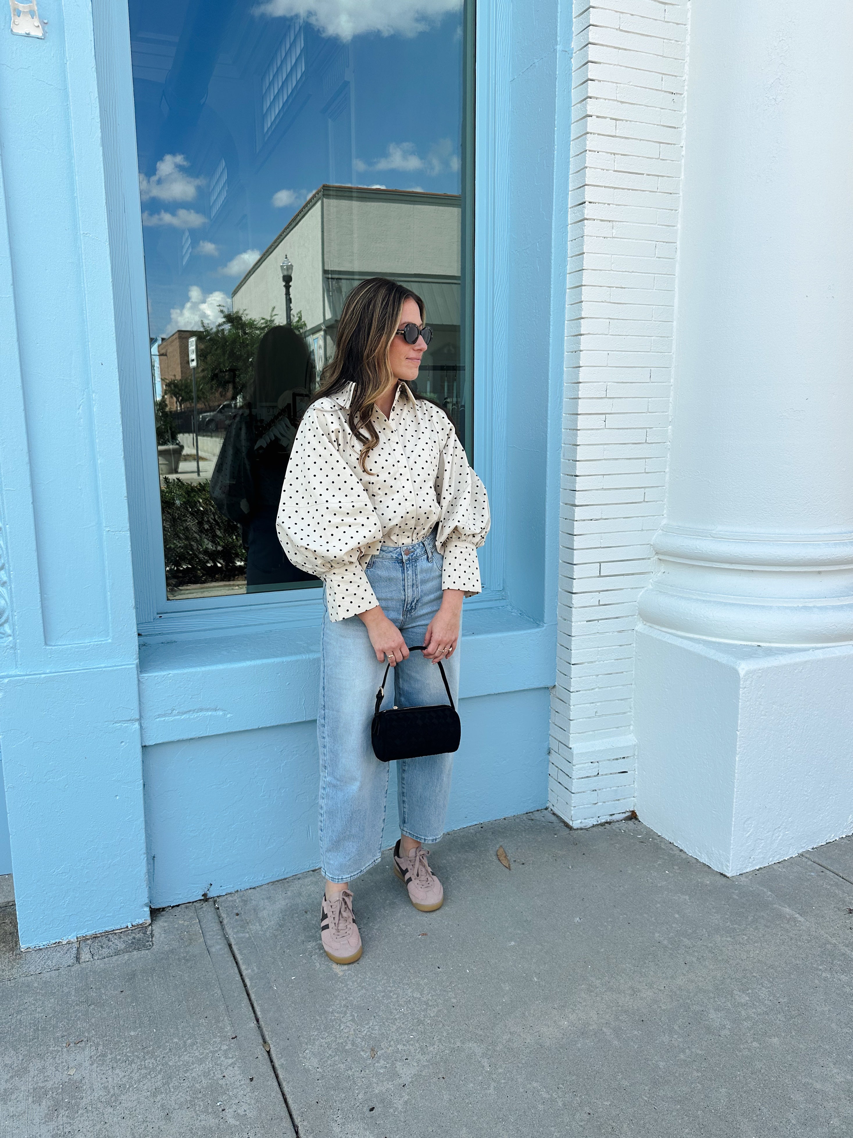 Elle Polka Dot Top