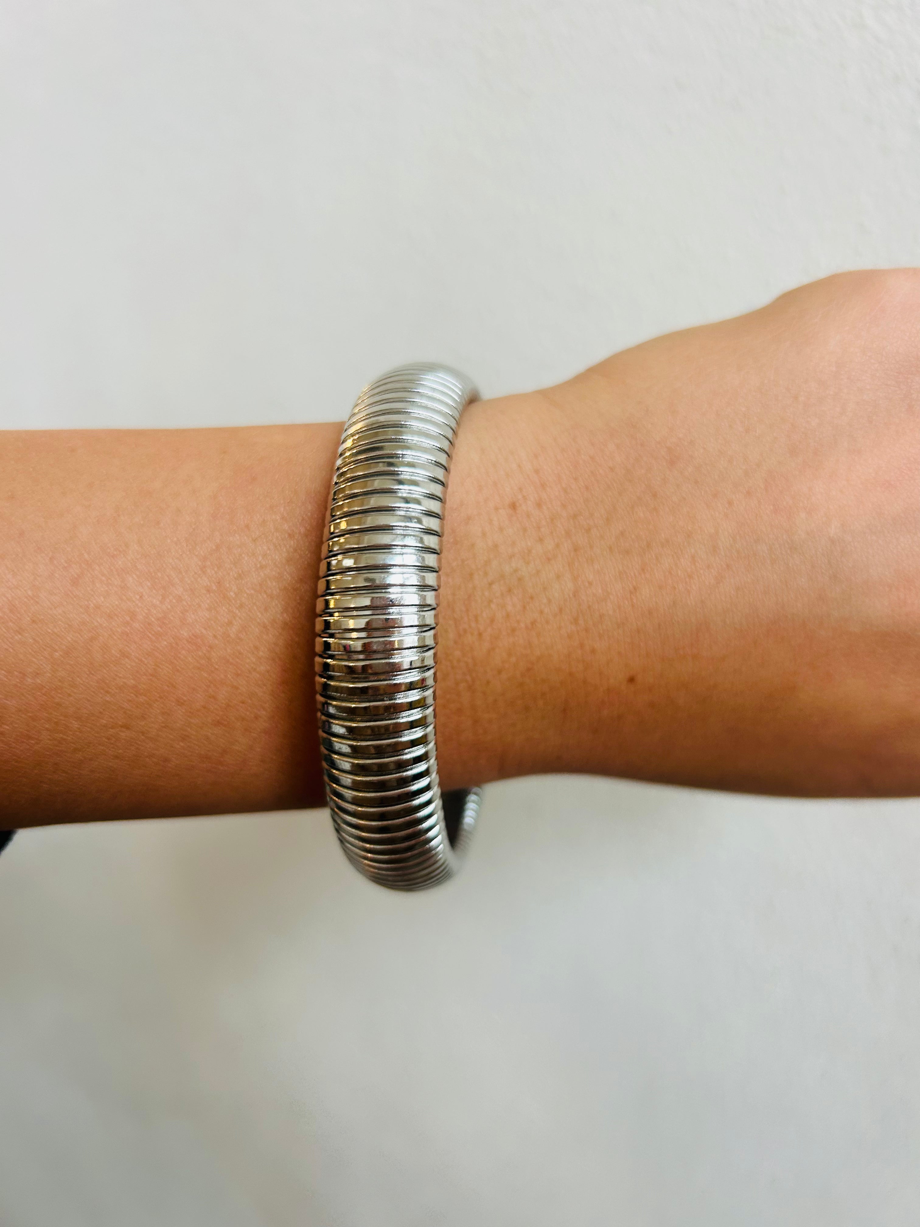 The Snake Chain Bracelet- Silver