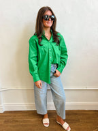Green Button Up Shirt