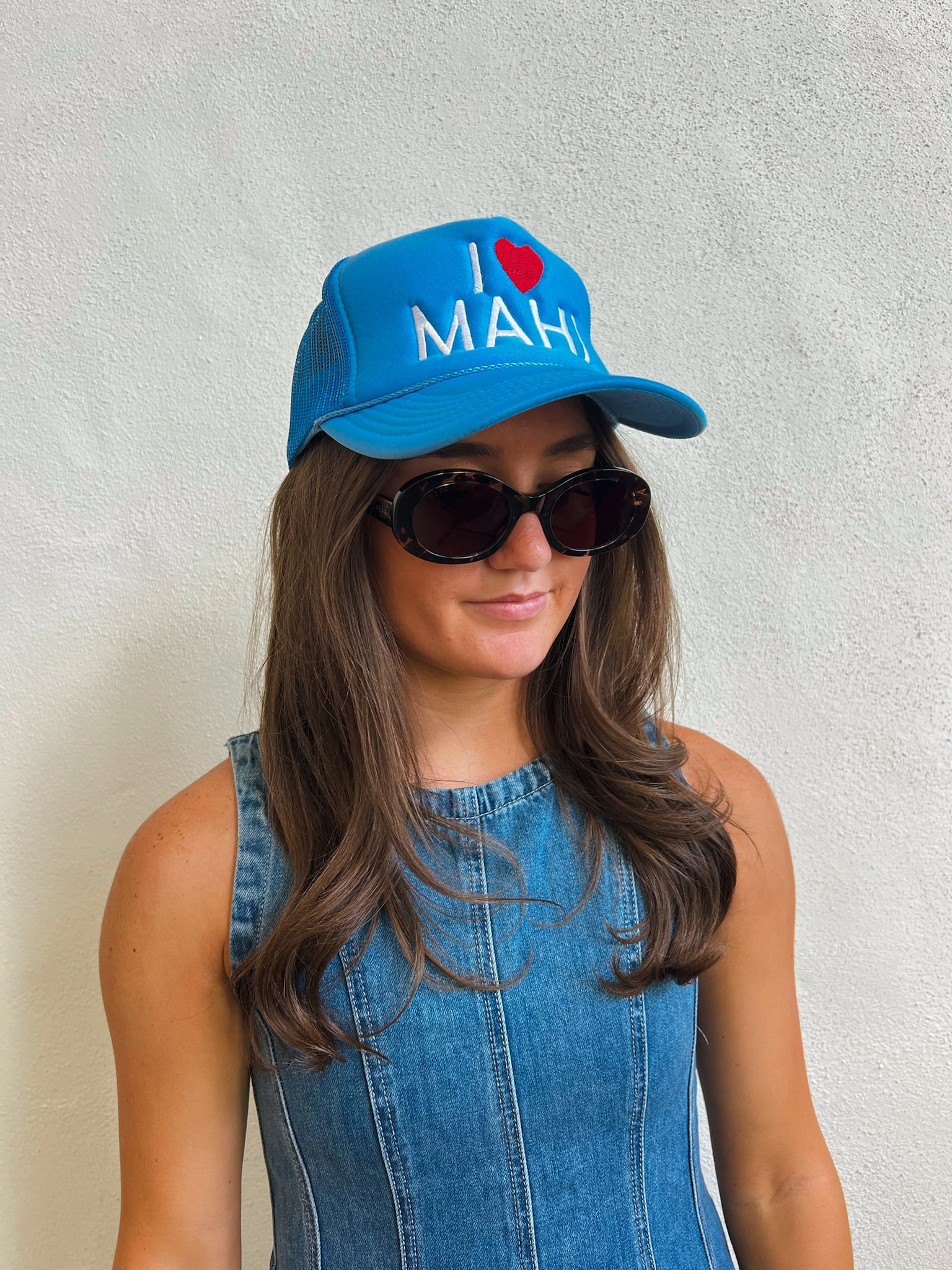 I Heart Mahjong Trucker Hat