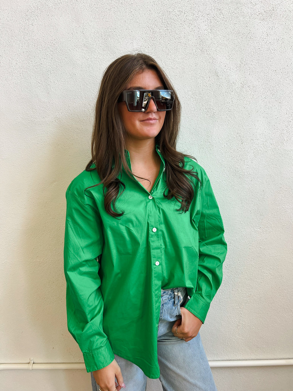 Green Button Up Shirt