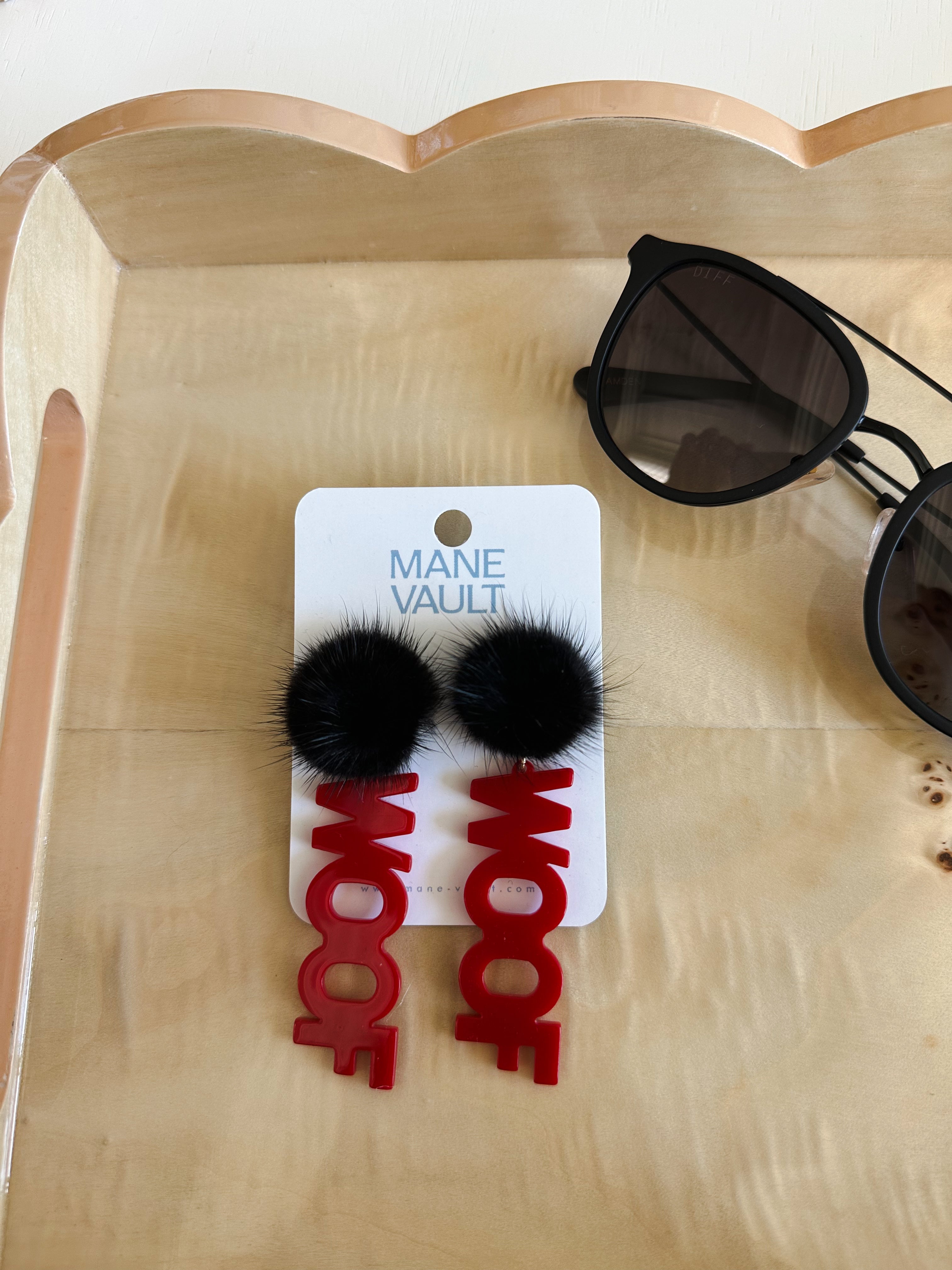Woof Pom Earrings