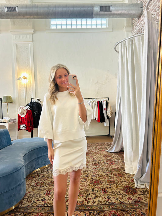 The Corrine Lace Skirt