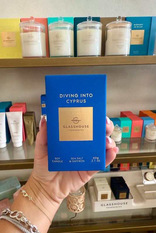 Glasshouse Candle - Diving Into Cyprus